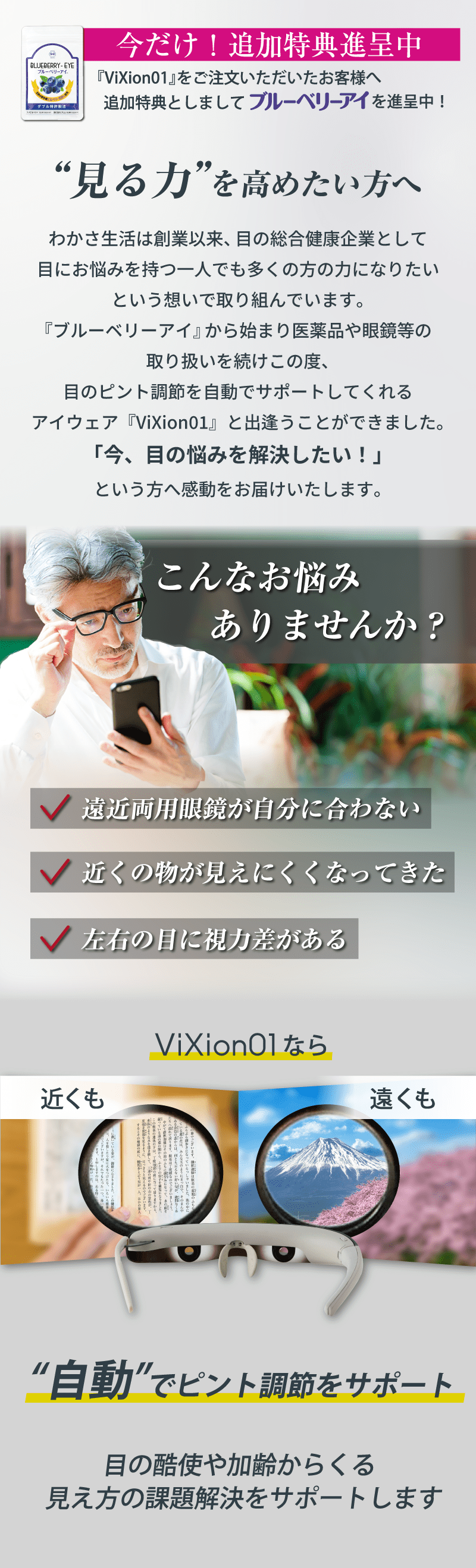 ViXion01｜わかさ生活