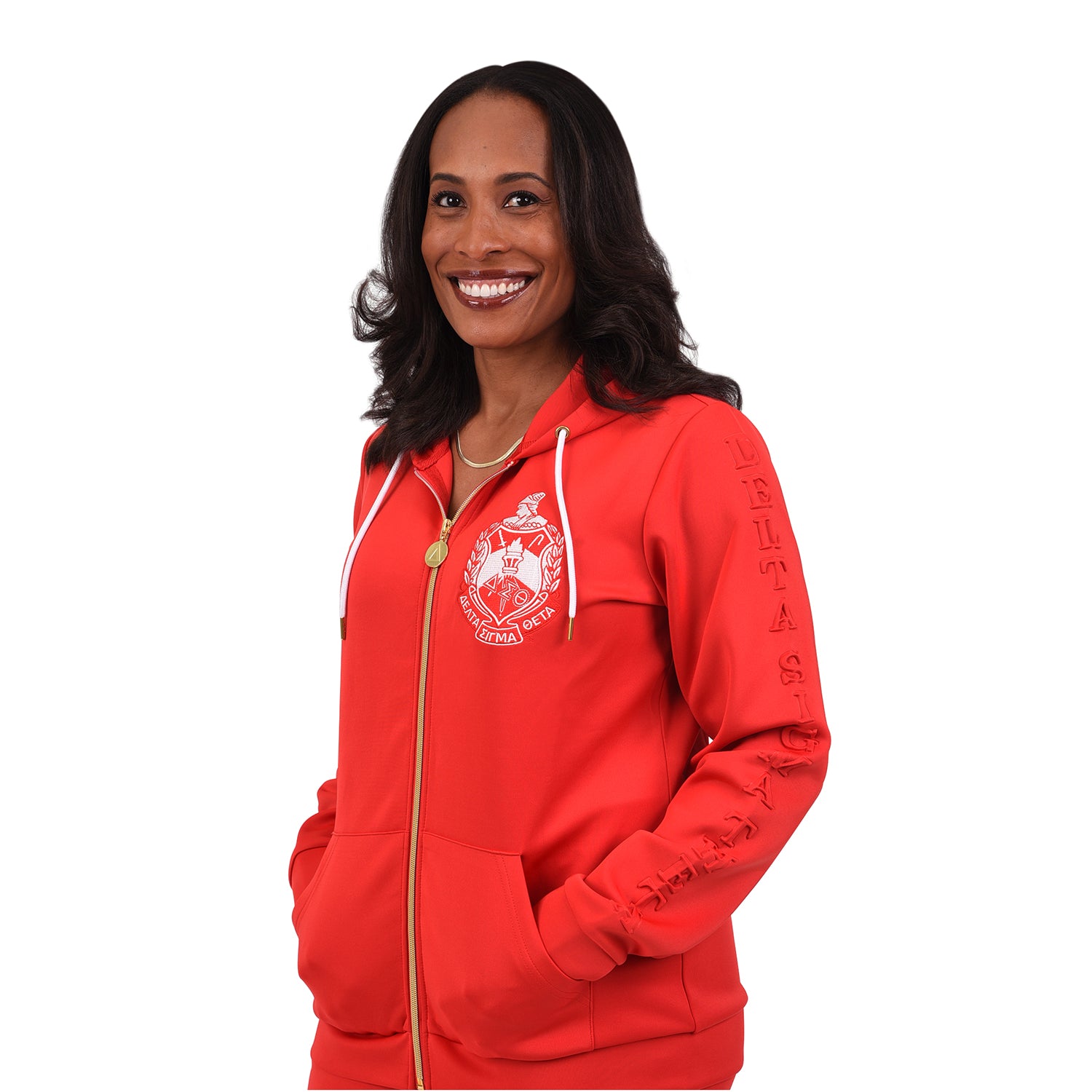 Delta Signature Embossed Warm Up Jacket – Shop1913 by RG Apparel Co.