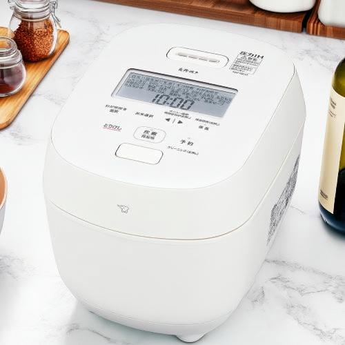 象印 炊飯器 圧力IH炊飯ジャー 炎舞炊き NW-NB10-WA ホワイト [5.5合