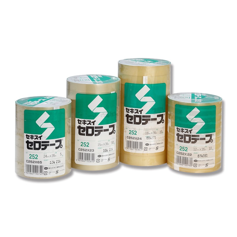 積水化学工業 セキスイ セロテープ No.252 24mm×35m巻 5巻/袋