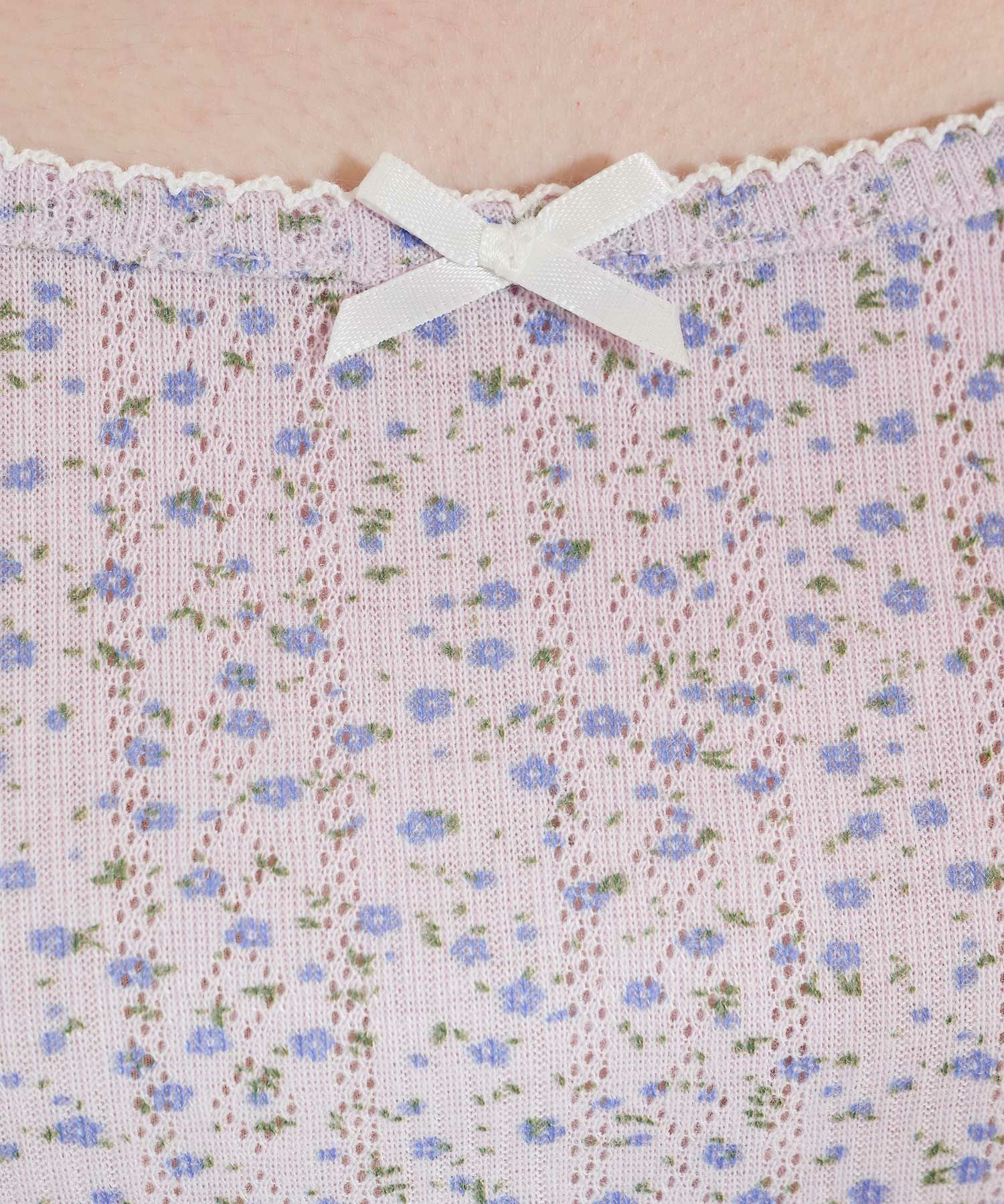 小花柄 レース付きキャミソール TINA：JOJUN 全4色｜tnj511-0827【7