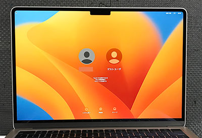 MacBook Air M2 A2681の液晶交換修理(パネルのみ) 画面割れ | パソコン