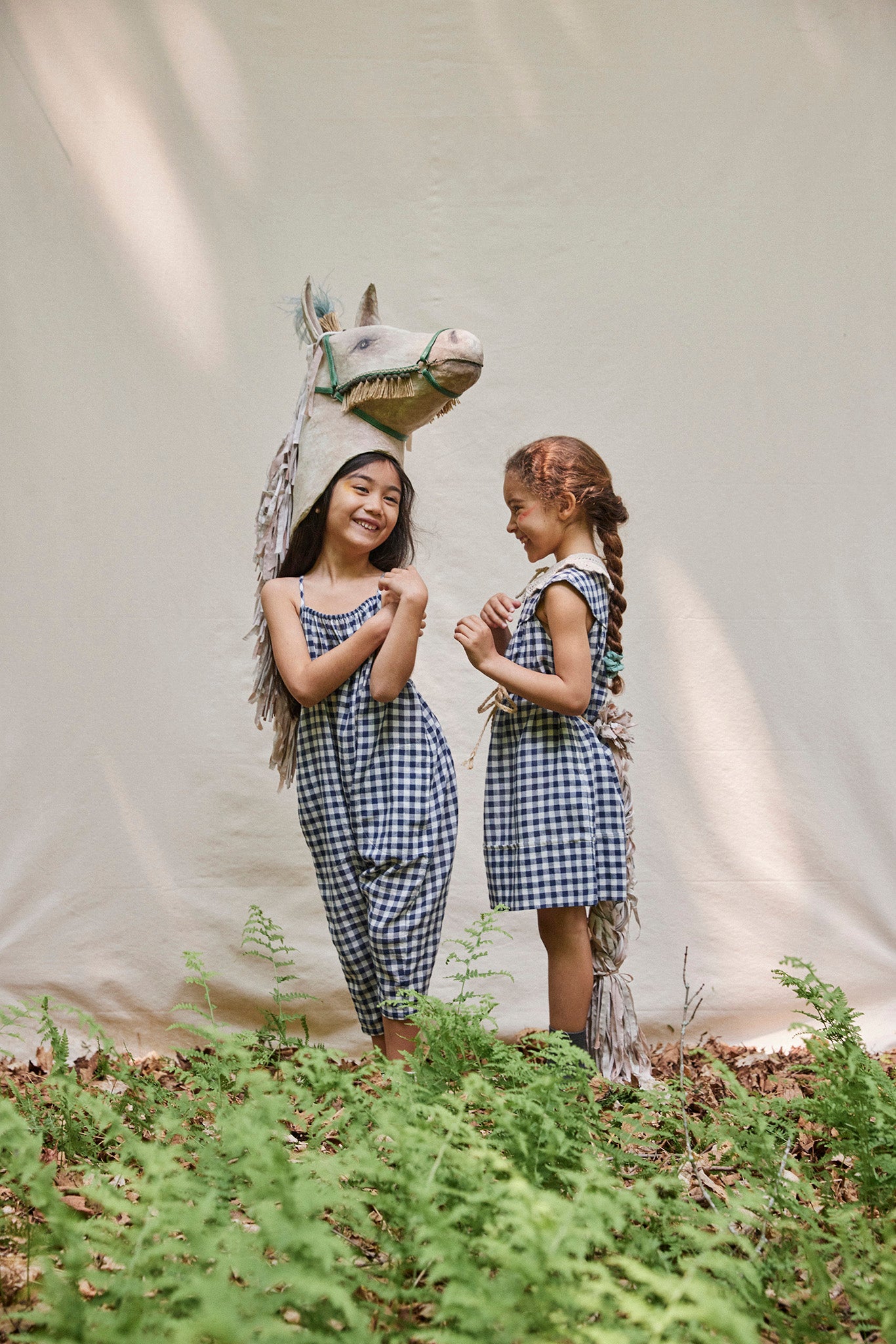 ロンパース・カバーオール soor ploom Ines Romper Gingham 2y