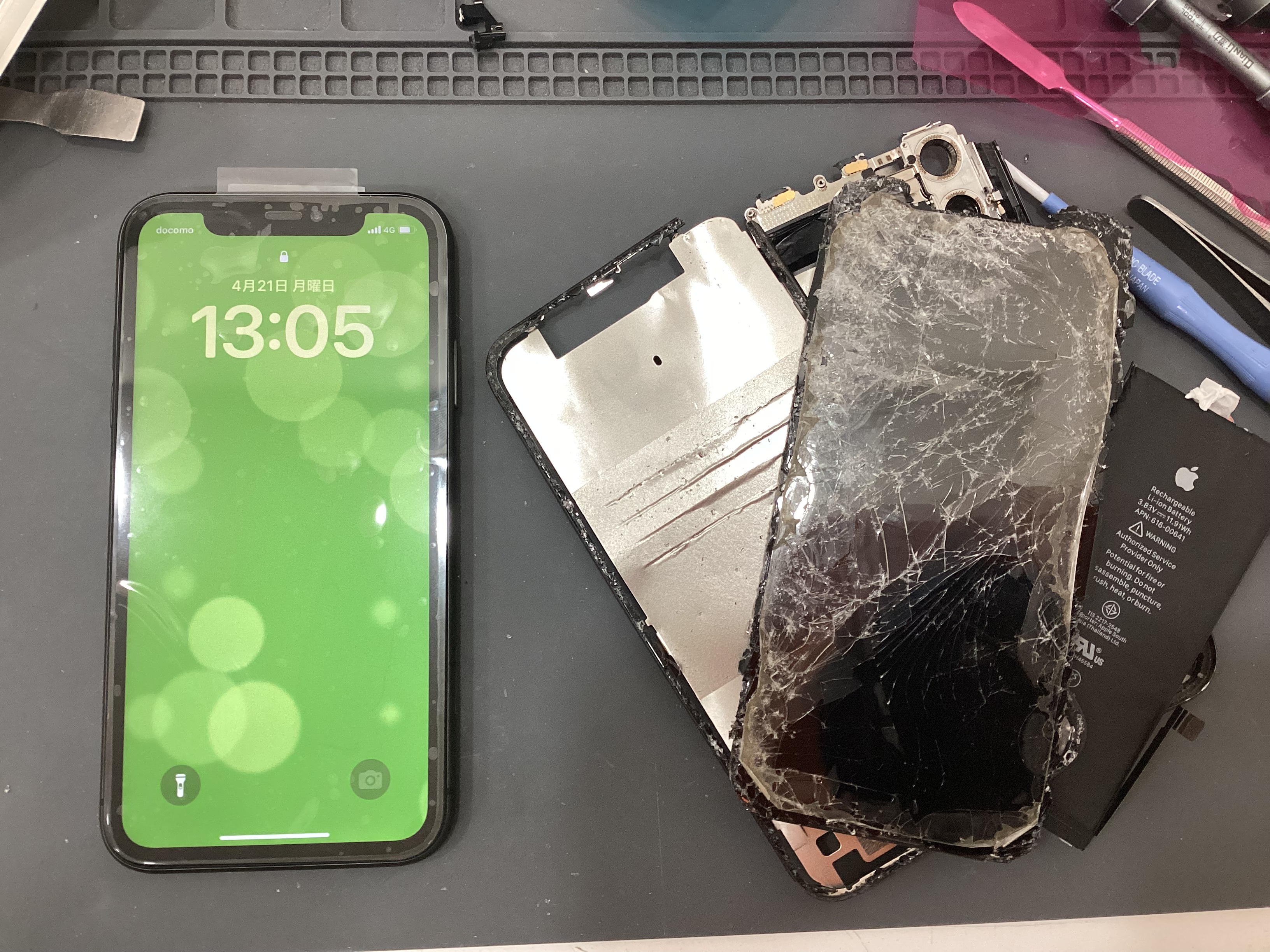 画面割れ修理】iPhone11修理【背面割れ修理】-スマホクリニック 長崎駅店