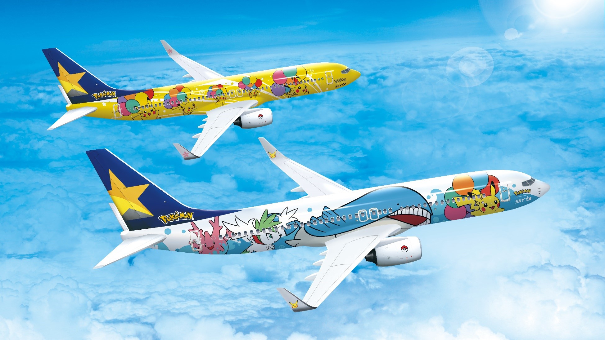 スカイマーク PIKACHU JET BC1 BOEING 737-800 スカイマーク｜PIKACHU