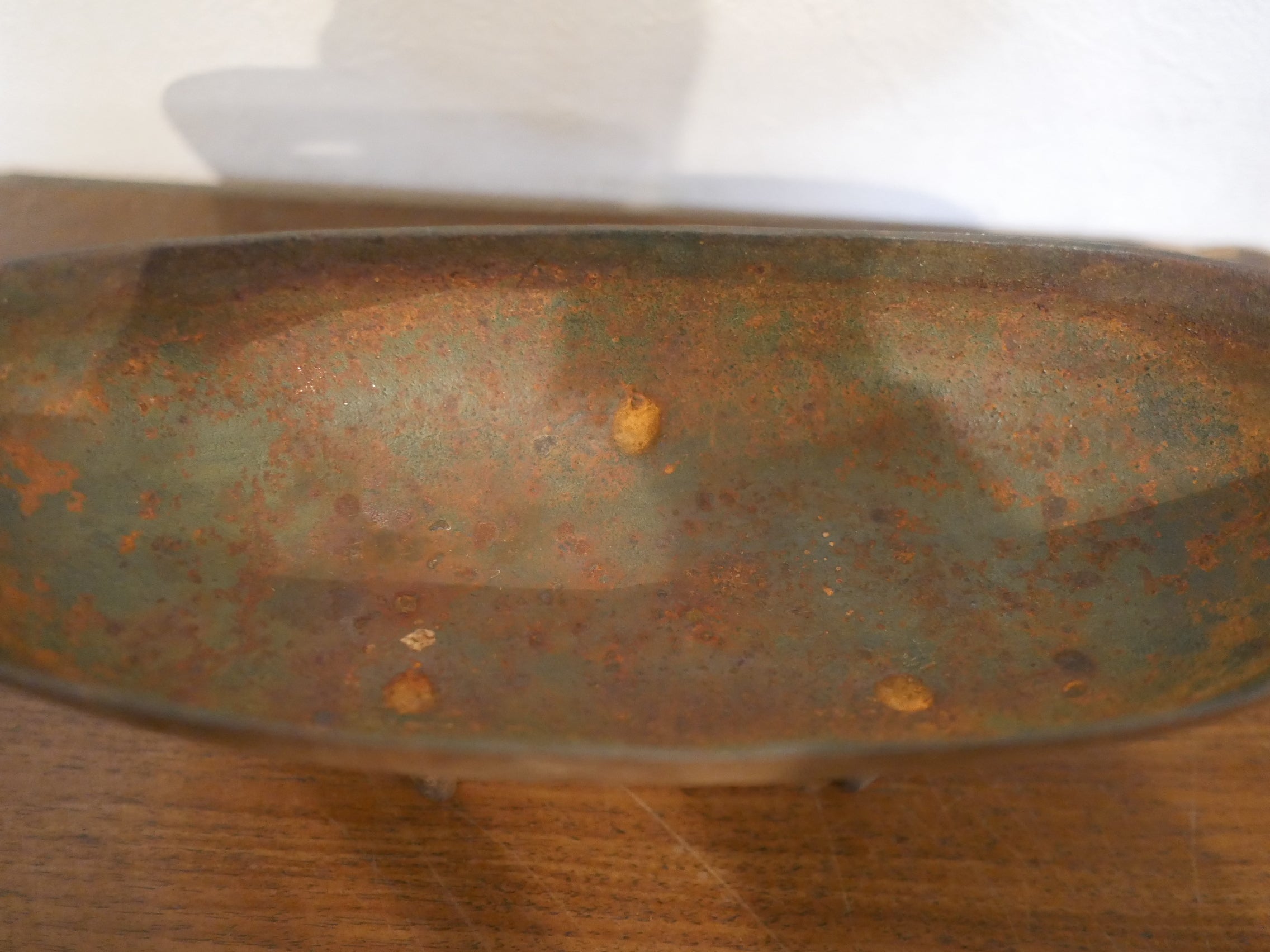 南部鉄器 三つ足水盤 花器 鋳物 鋳造 ヴィンテージ 伝統工芸