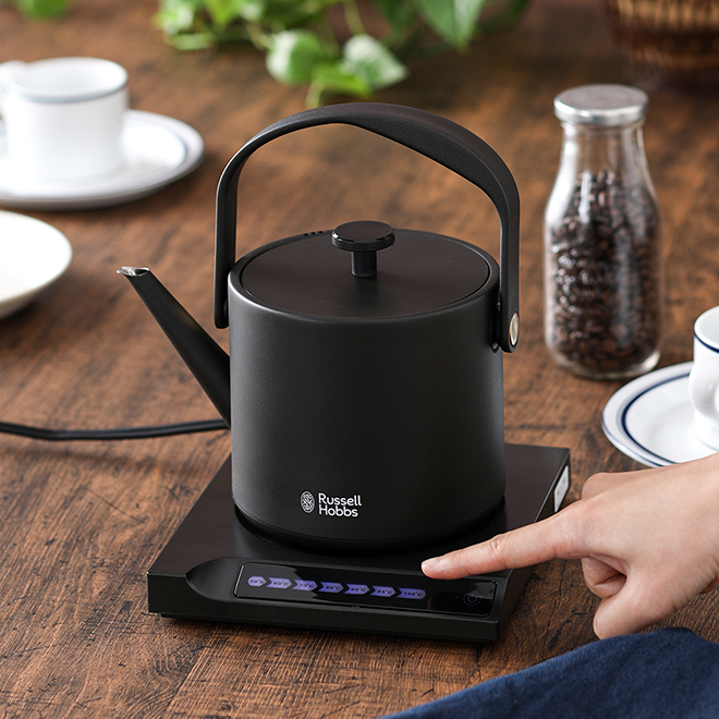 電気ケトル 電気ポット Tケトル ラッセルホブス 温度調節 温度設定