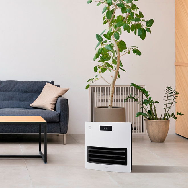 セラミックヒーター 自動ルーバー機能付 大風量セラミックヒーター