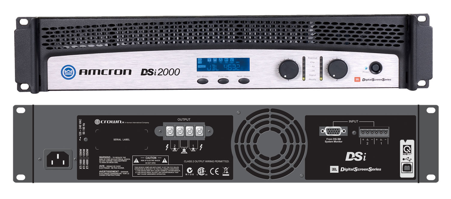 Amcron DSi2000 パワーアンプ CROWN (AMCRON) DSi2000 パワーアンプ(アムクロン シネマ用アンプ 映画