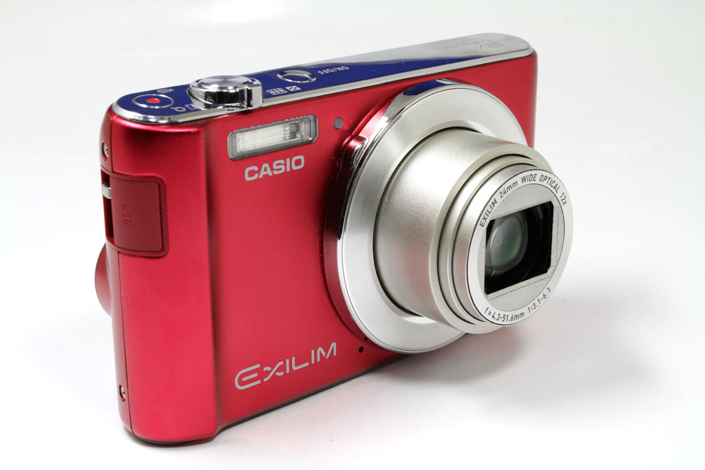 中古 カシオ EXILIM EX-ZS240 レッド 程度：AB（良品）