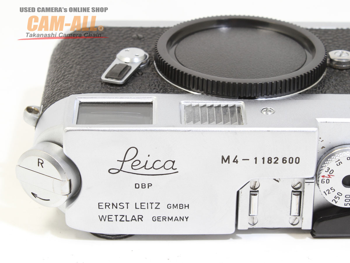 中古 ライカ M4シルバーボディ 程度：AB+（良品プラス）
