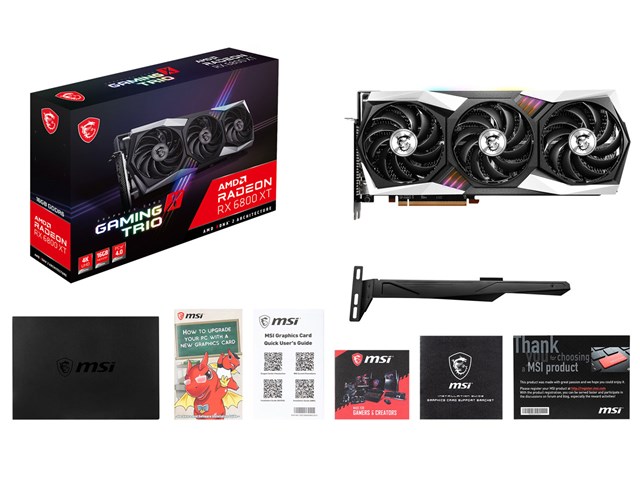 Radeon RX 6800 XT GAMING X TRIO 16G MSI [PCIExp 16GB] グラフィック