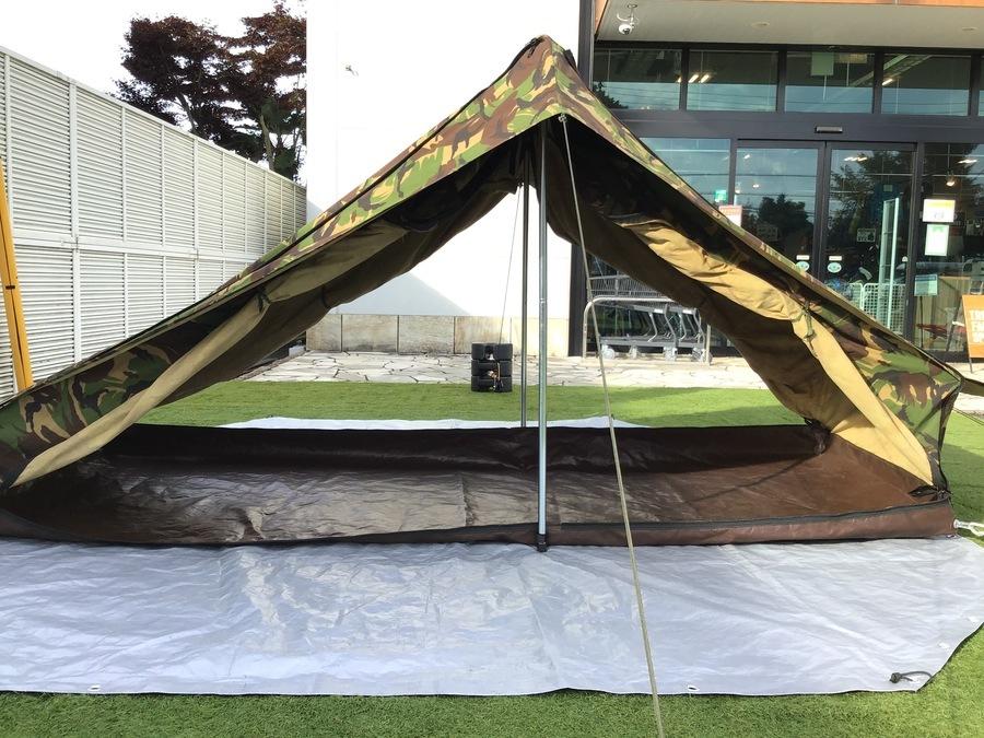 オランダ軍 ダッチアーミーテントはパップテント好きは要必見