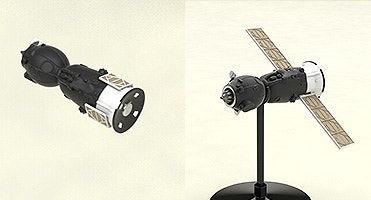 MODEROID 1/150プラスチックモデルソユーズ ロケット ＋ 搬送列車特設