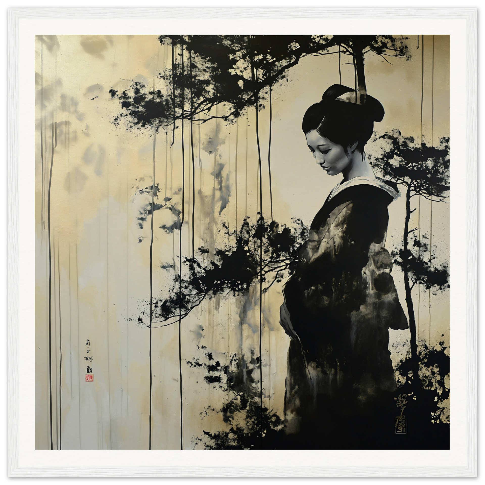 Silent Kimono Reflections Wall Art – SPECIAL EDITION ART™