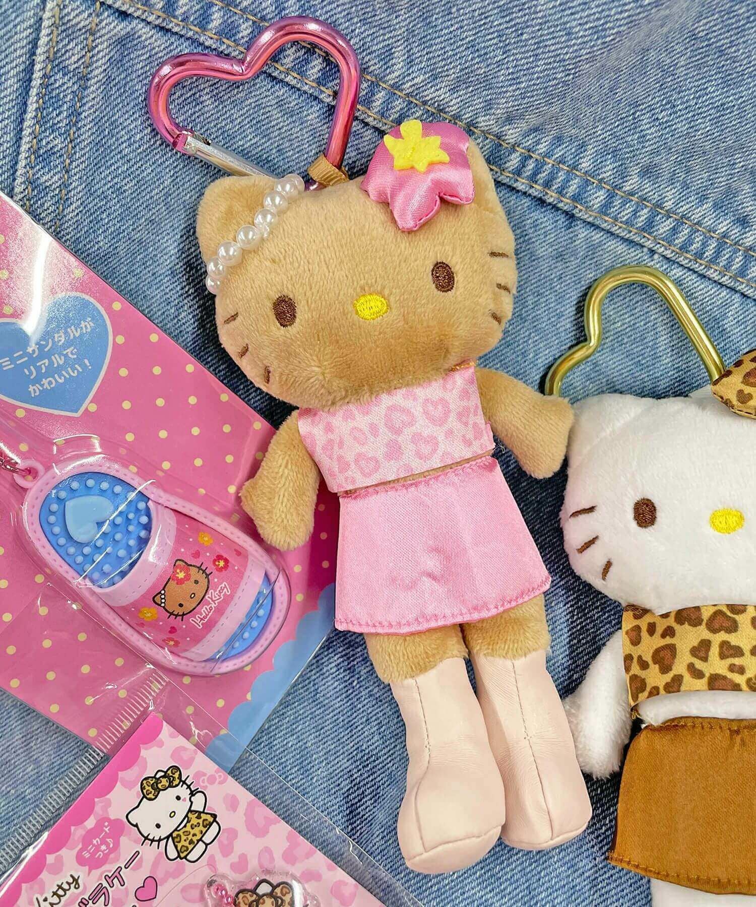 ≪ギャルキティ≫足長ぬいぐるみキーホルダー | SPINNS WEB STORE