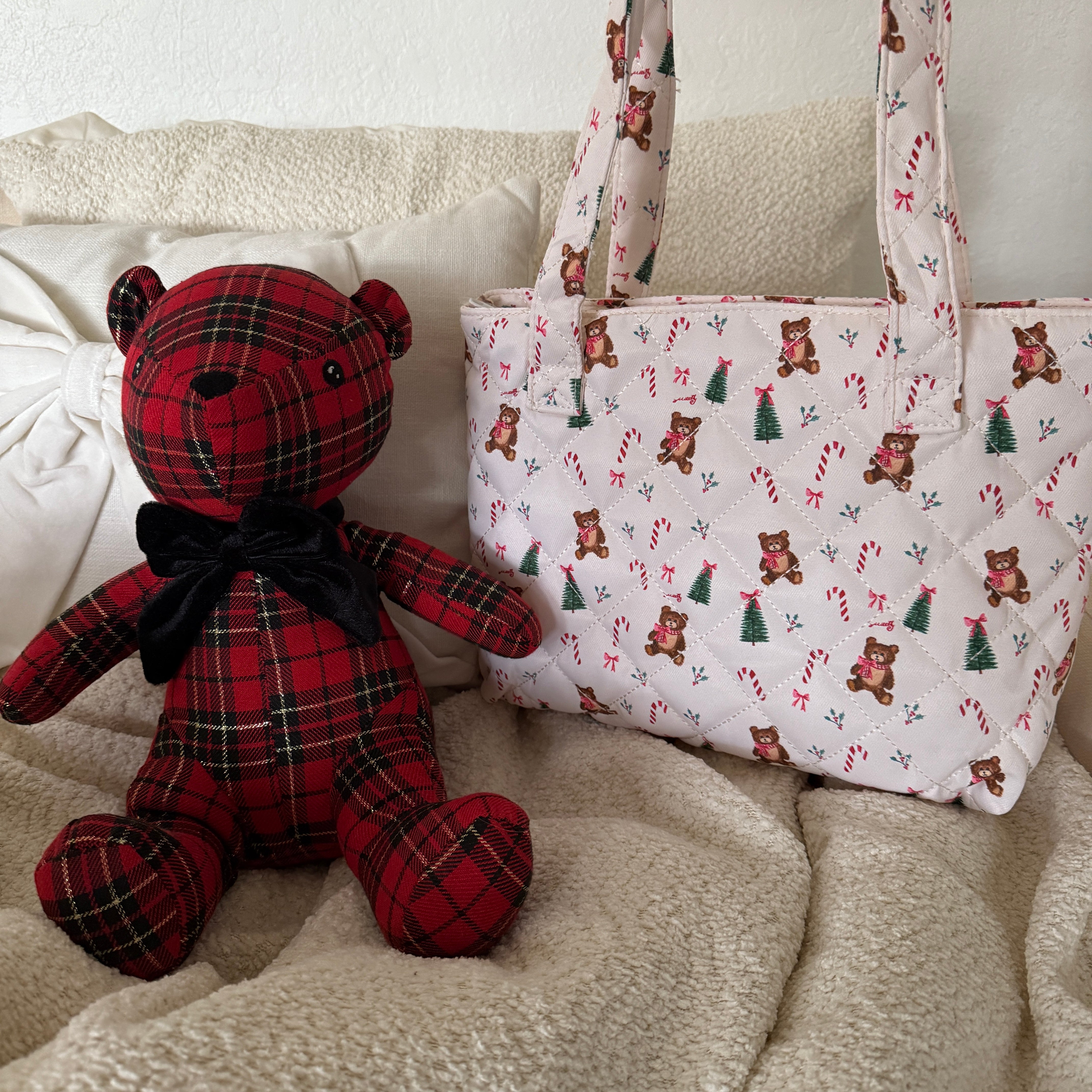 holiday mini tote bags – sweetly