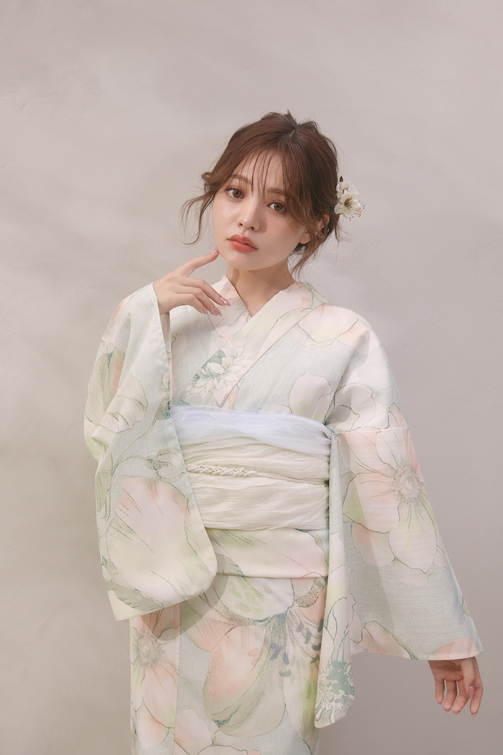 sugar nine×ちぃぽぽ】夏をロマンティックに彩る、ときめき淡色浴衣