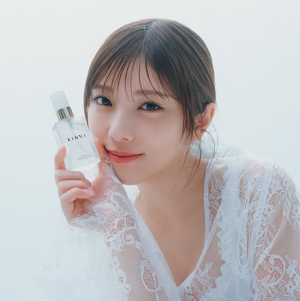 2層の導入美容液＞で 与田ちゃん級の絹ツヤ肌 ーKINUI（キヌユイ）ー