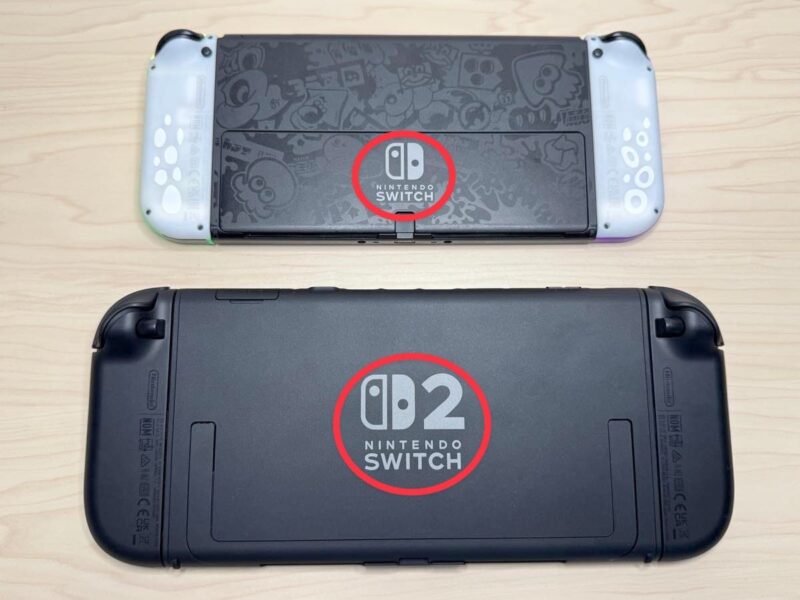 Switch 2と初代Switchの見分け方。ドックやJoy-Conなど周辺機器を区別