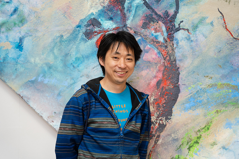 油絵 現代アート 愛 作者あんどうまさひろ 油彩画 油絵 現代アート 愛