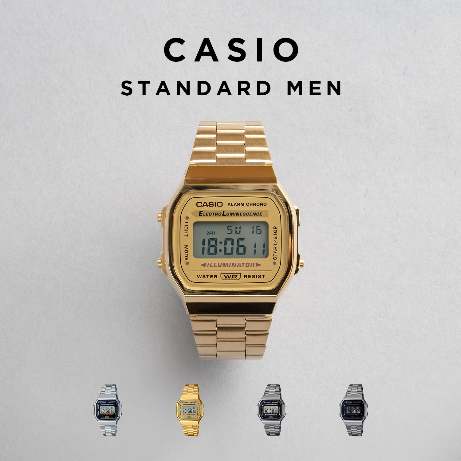 CASIO STANDARD A168WEGB-1B