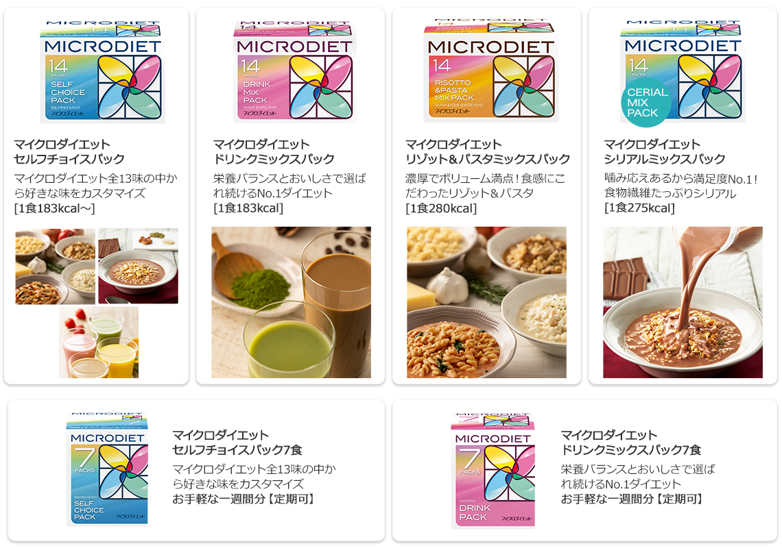 完全栄養食のダイエット食品 マイクロダイエット（MICRODIET