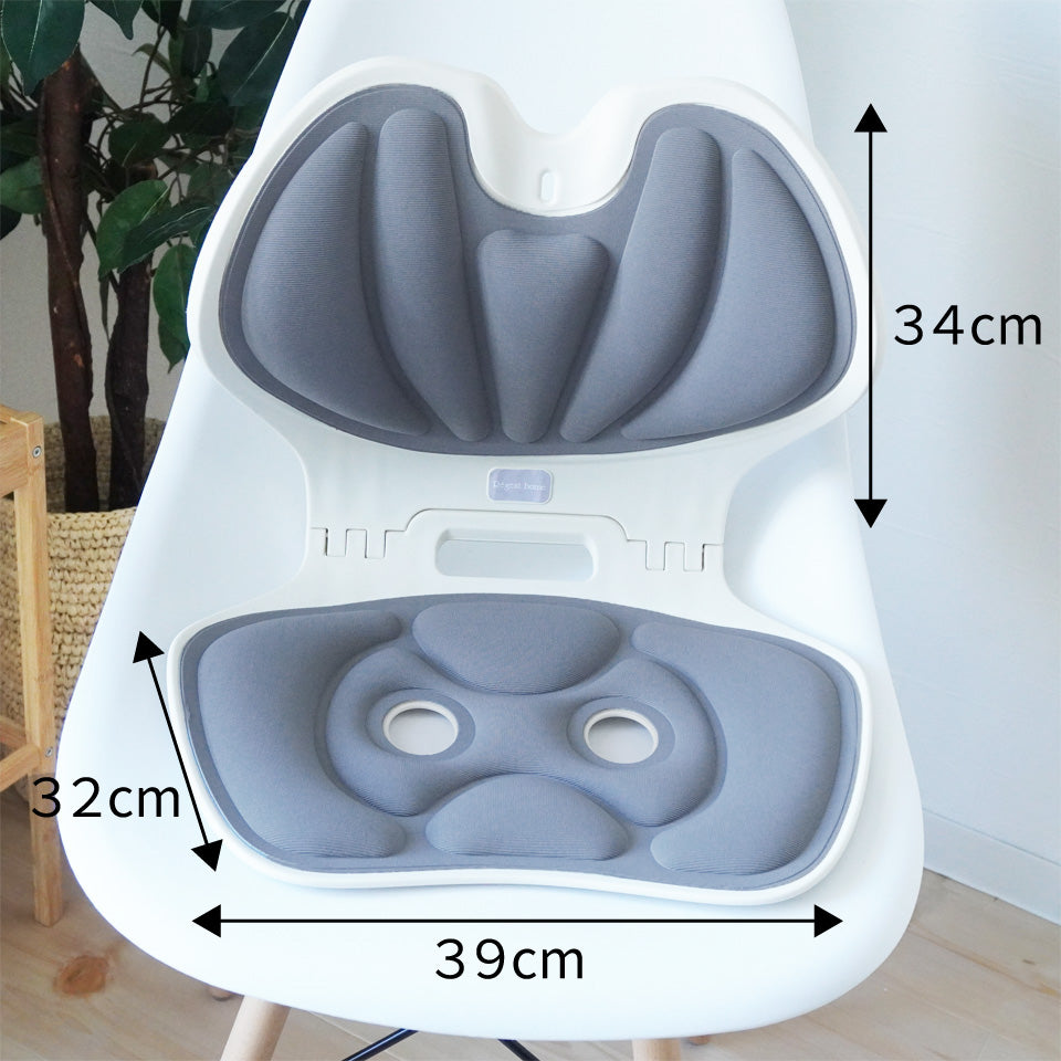 姿勢矯正で疲れにくいコンパクトチェア｜折りたたみ姿勢サポート