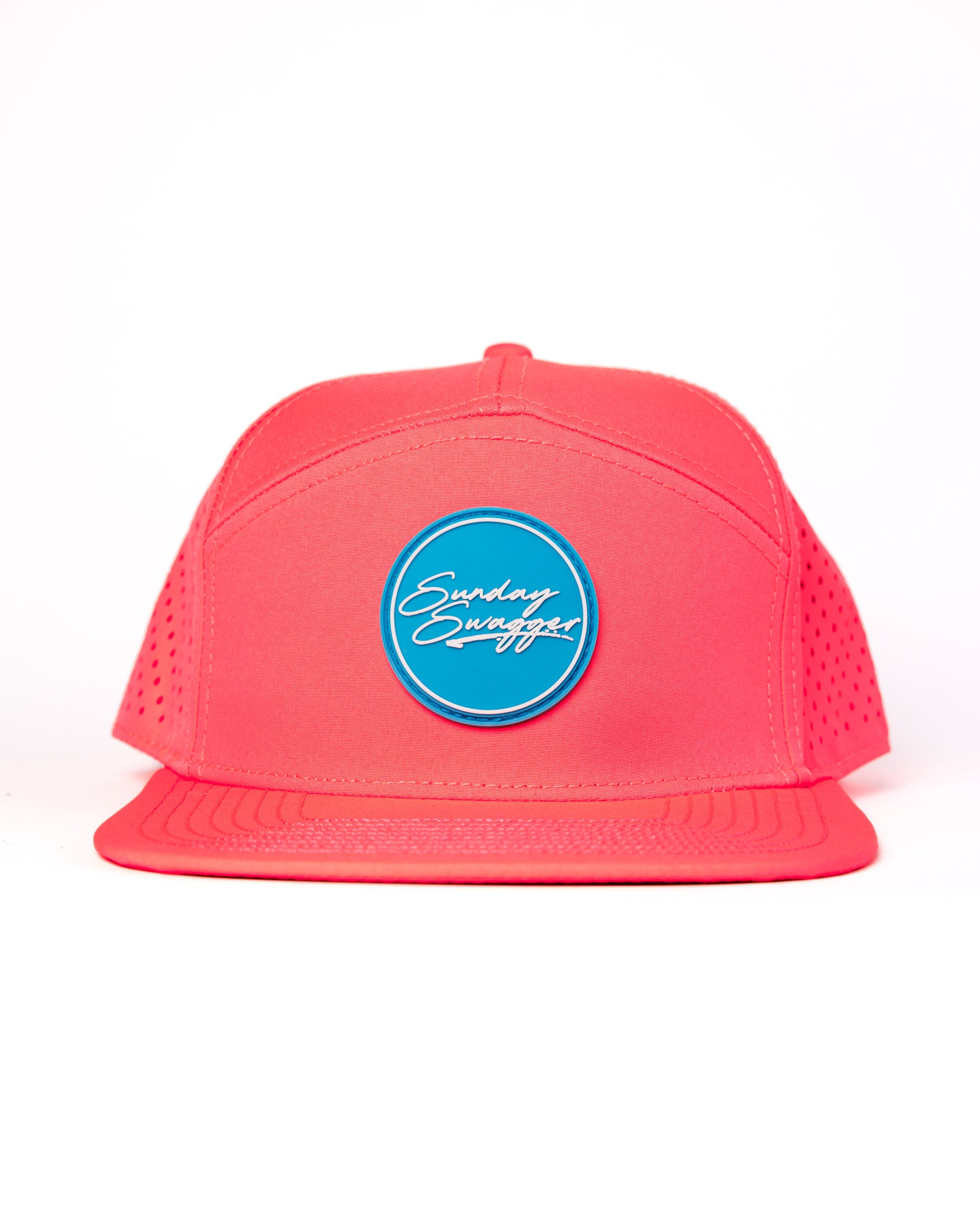Swagger Flat Bill - Coral – Sunday Swagger