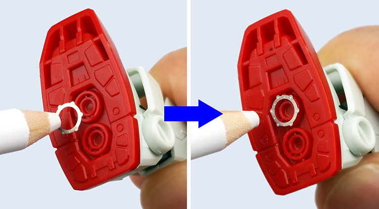 極小パーツをラクにキャッチ！模型用粘着ピック「ぴたっち」【スジボリ