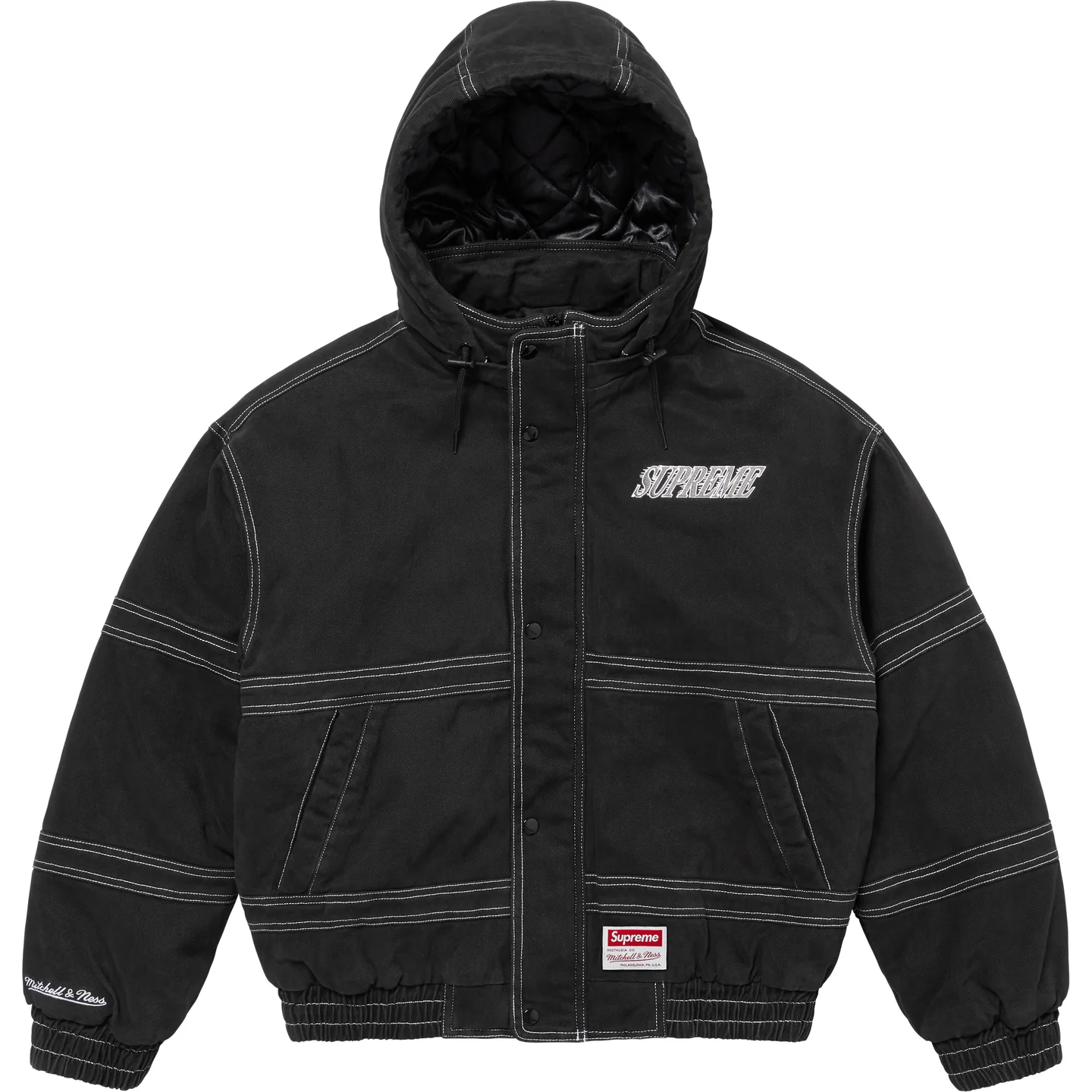 Supreme®/Mitchell & Ness® Twill Stadium Jacket | Supreme 24fw