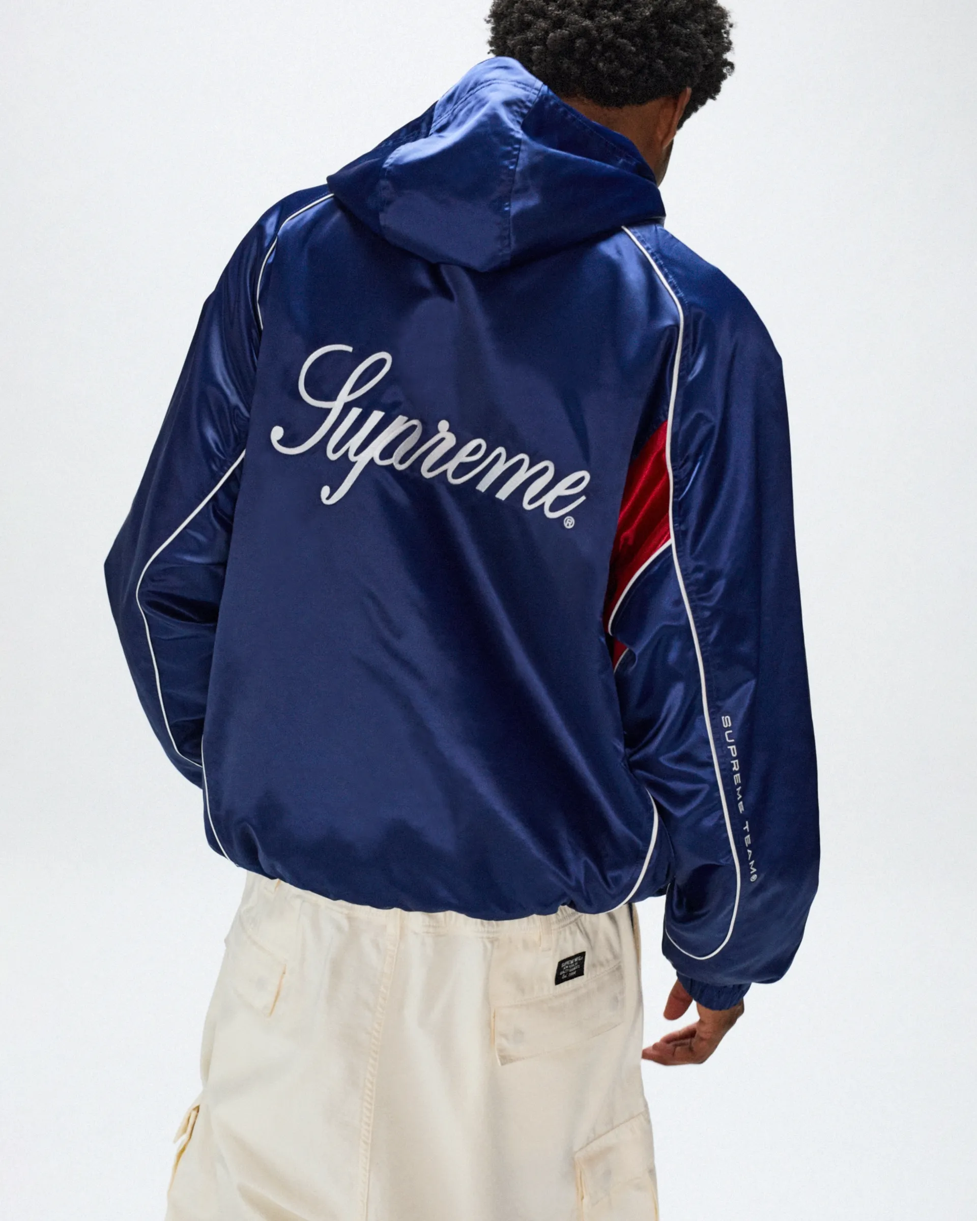 Satin Hooded Track Jacket | Supreme 24ss