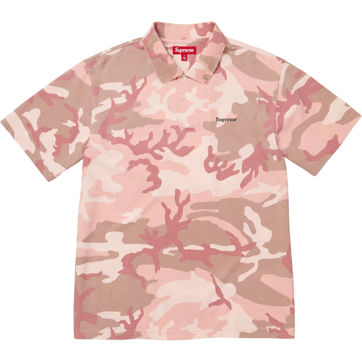 Washed Camo Polo | Supreme 25ss