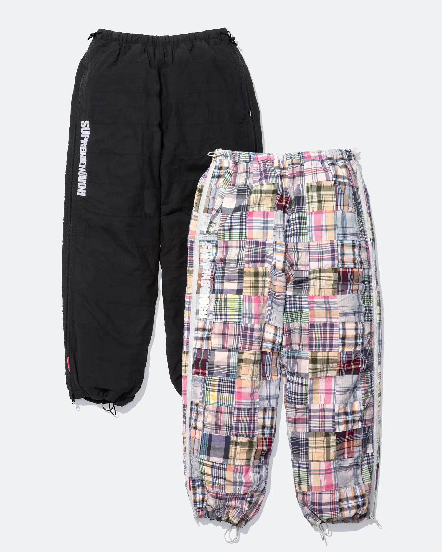 Supreme®/GOODENOUGH Patchwork Madras Full Zip Track Pant | Supreme