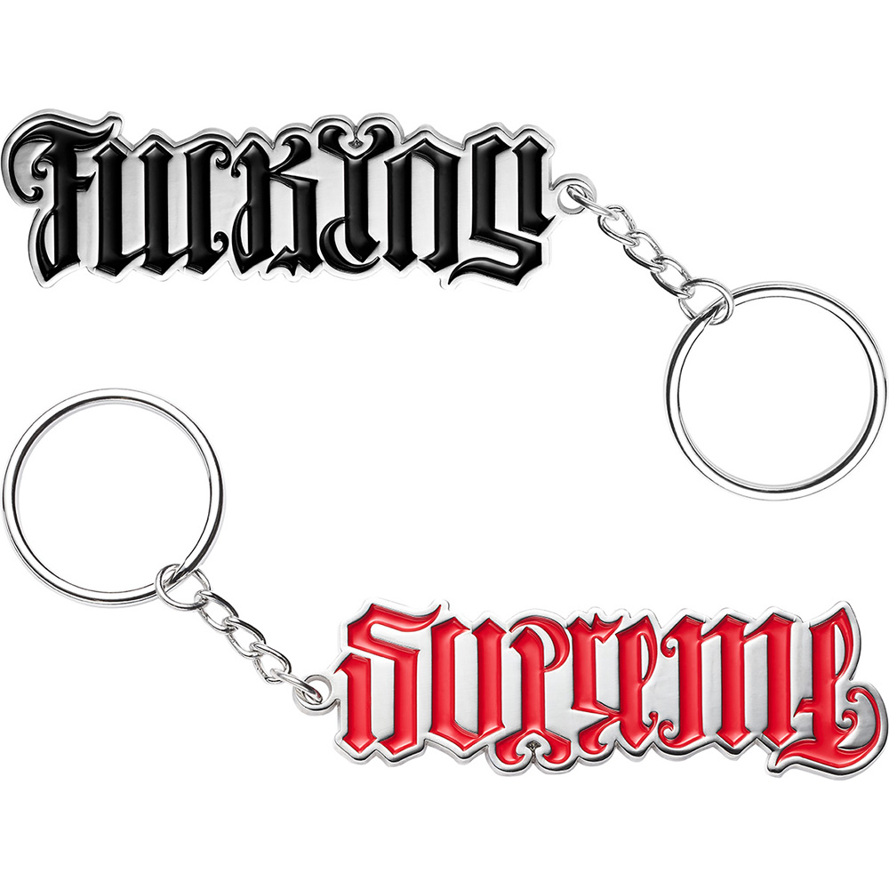 Ambigram Keychain | Supreme 22ss