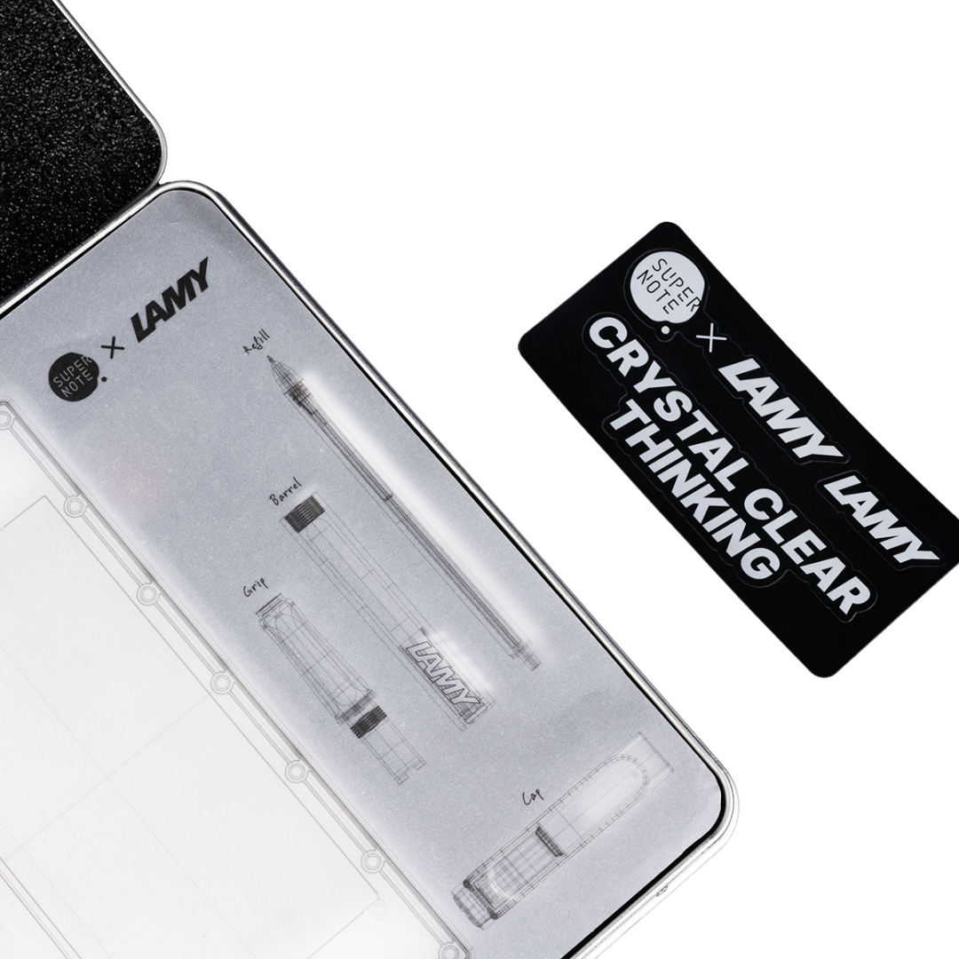 Supernote × LAMY CRYSTAL CLEAR THINKING Supernote × LAMY CRYSTAL