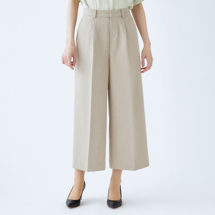 SL】【年間】ガウチョパンツ/ベージュ/ウォッシャブル（723106SS