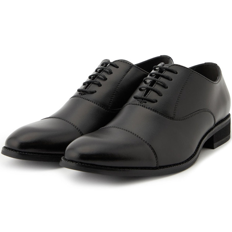 ストレートチップドレスシューズ/ブラック/革/セメント製法（TH7200C