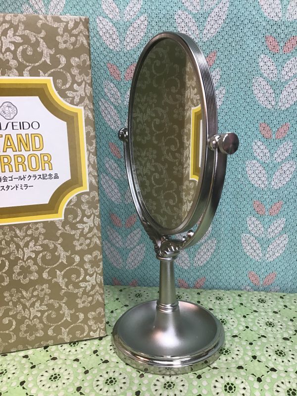 SHISEIDO 資生堂花椿会ノベルティスタンドミラー 卓上鏡