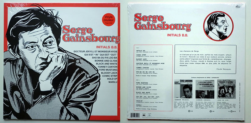 Initials b.b. de Gainsbourg, Serge, 33T chez nanook7 - Ref:3163668530