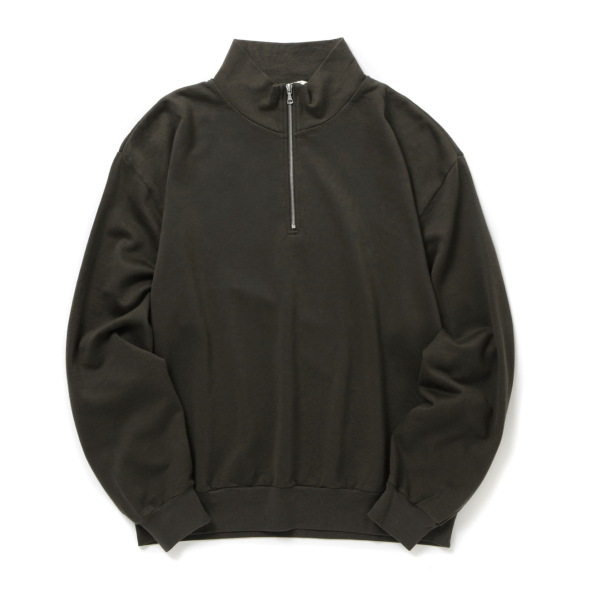 AURALEE / オーラリー | SUPER HIGH GAUGE SWEAT HALF ZIP P/O