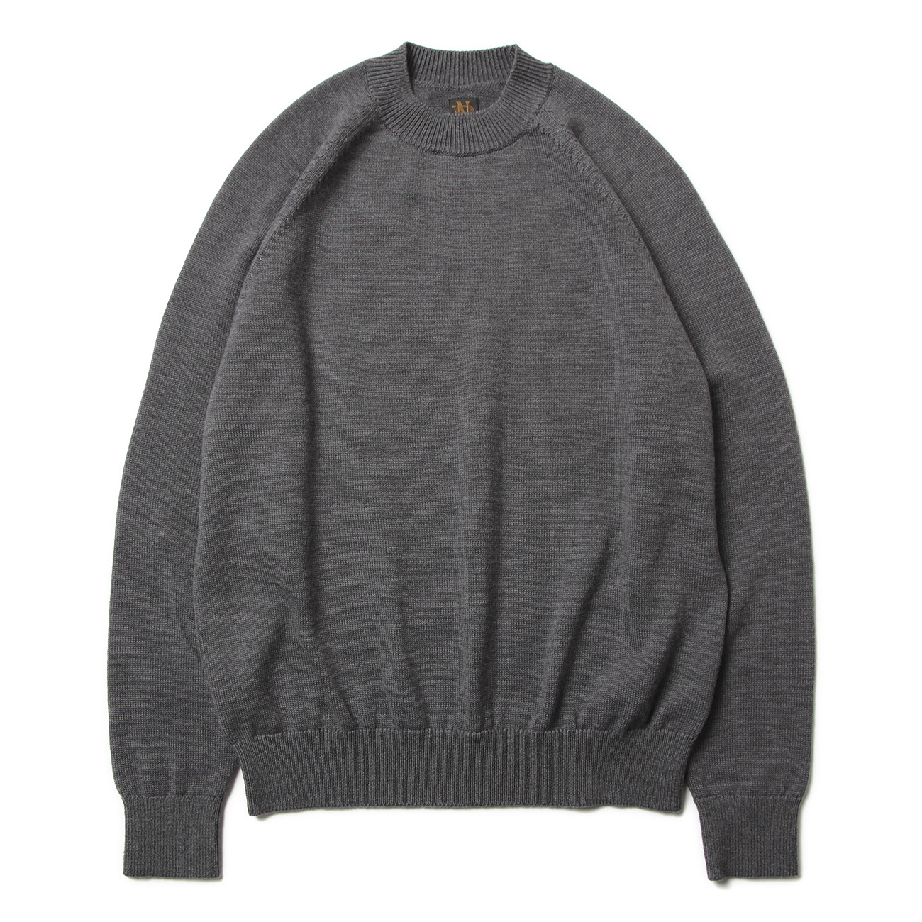 BATONER / バトナー | AGING WOOL CREW NECK (メンズ) - Gray | 通販