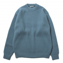 AURALEE / オーラリー | SUPER FINE WOOL RIB KNIT BIG P/O (メンズ