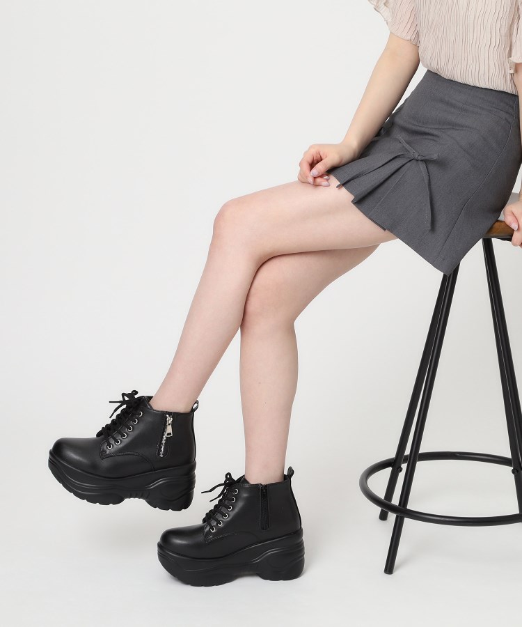 厚底サイドジップスニーカー（スニーカー） | csT&P（エスペランサ