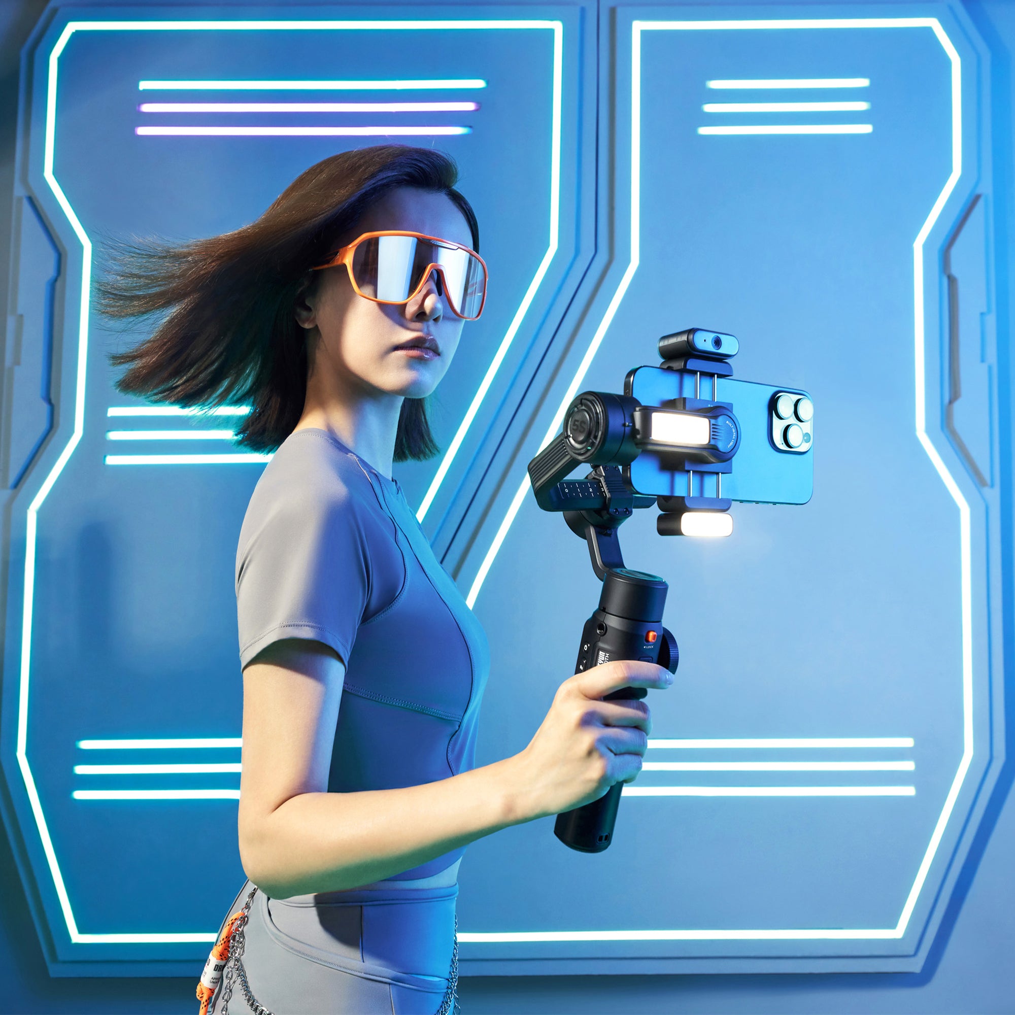 ZHIYUN Smooth 5S AI Gimbal - Advanced AI Tracker, Intelligent