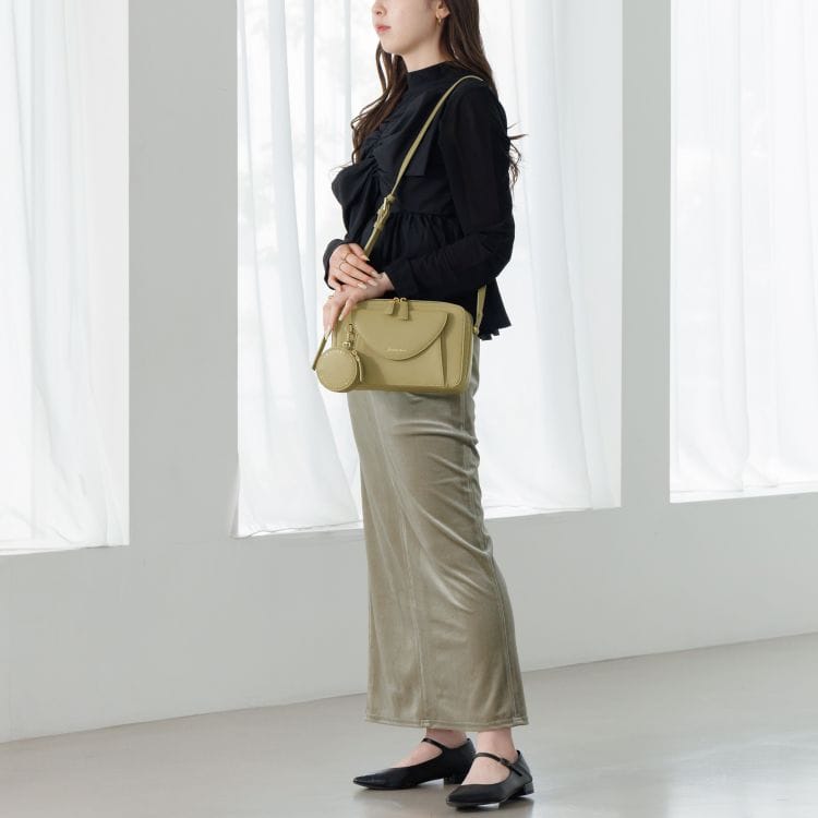 Jewelna Rose ヴィクシー ショルダーバッグ 16231(04：グリーン