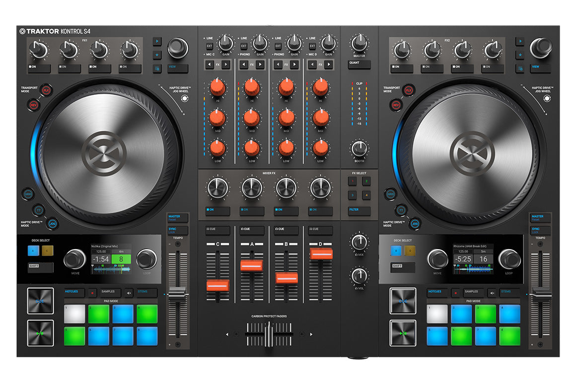Traktor Kontrol S4 MK3 + Free Chroma Caps – DJ TechTools