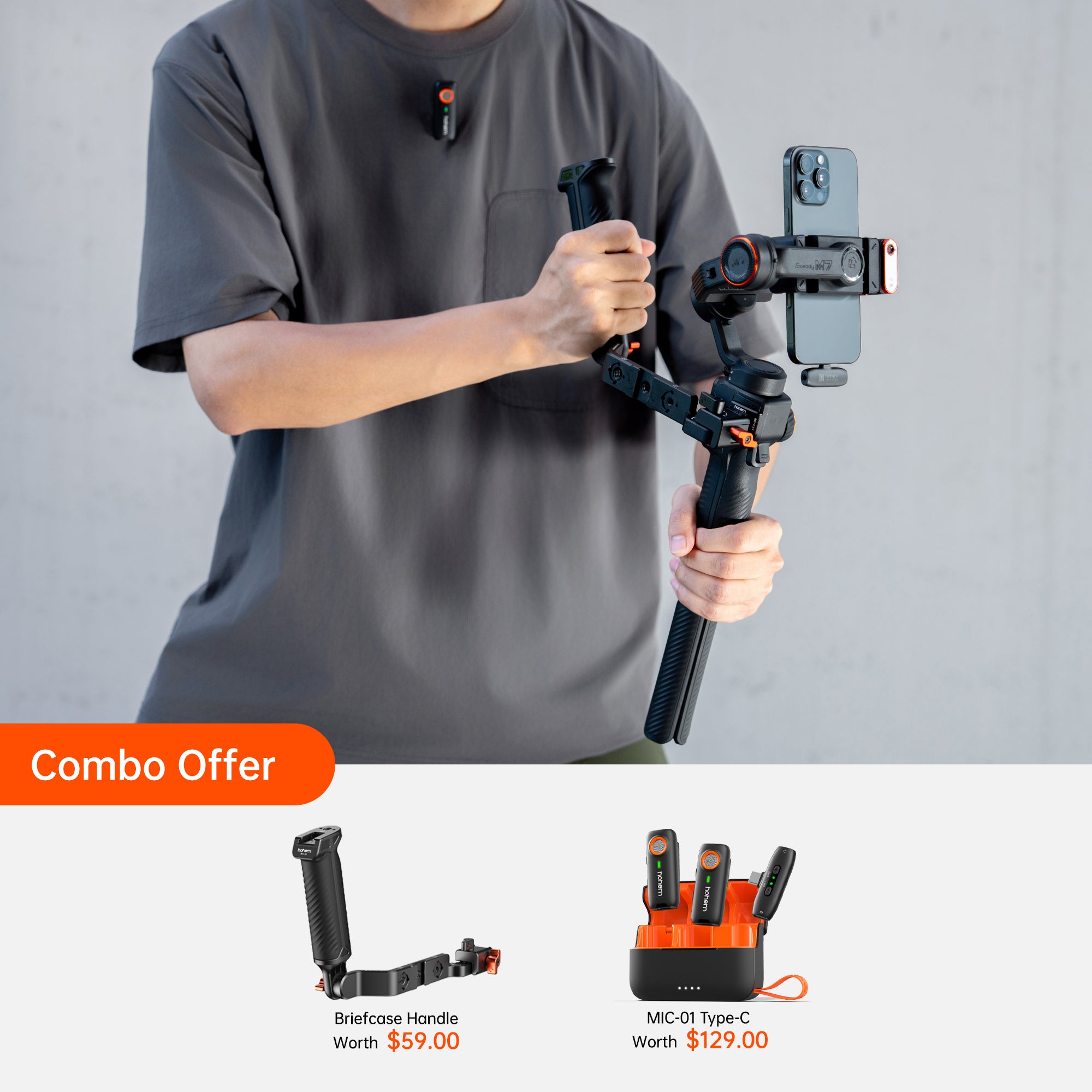 Hohem iSteady M7 – AI-Powered Gimbal for Phone