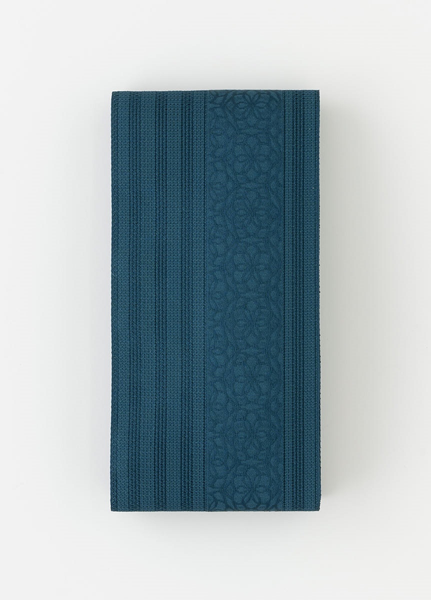 粗紗半幅帯 博多織 華切子・瑠璃色 | 帯 | やまとオンラインストア