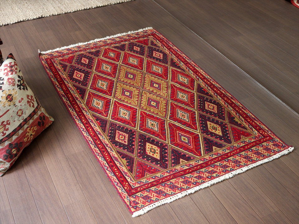 キリムスタイル / オールドキリム・アフガニスタン ミシュワニ131×80cm